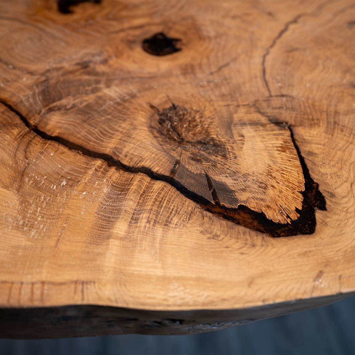 Maatwerk boomstamtafel - Grotetafel.nl